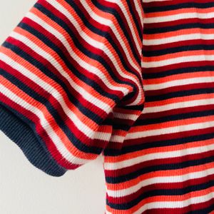Striped mini Dress