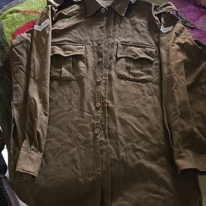 Police Vardi Shirt Khaki Colour