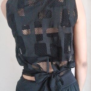 Net Crop Top For Fashionistas