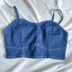 Nuon Denim Bralette Top