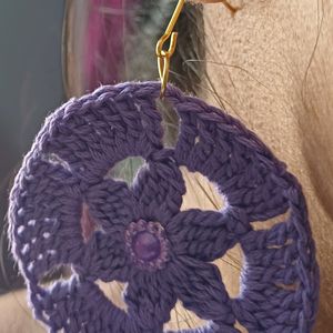 Lavender Flower Earrings