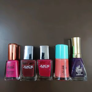 5 Nailpaints Combo