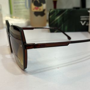 Brown Hexa Sunglass For Women