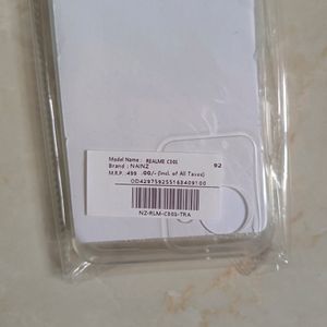 Realme C30 Mobile Cover Transparent (Free Gift)