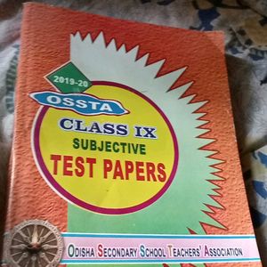 Class 9 Subjective Test Paper.