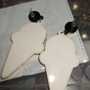 Ice Cream Shape Quirky Earings