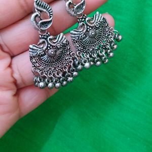 Black Metal Earrings