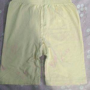 Cotton Cream Cycling Shorts