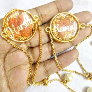 Photo And Name Bracelet Rakhi