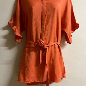 Korean Designer Orange One Piece❤️