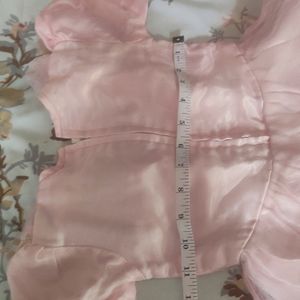 Dreamy Pink Party Frock For Baby Girl