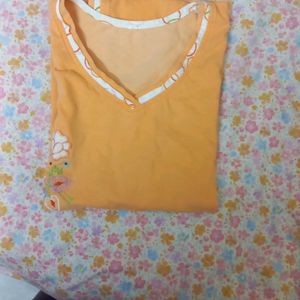 Orange  Women  T Shirt