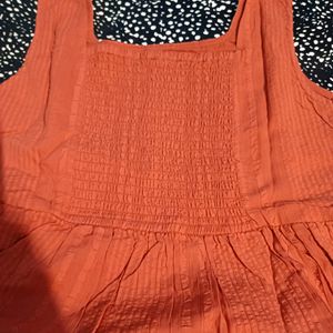 Smocked Tiered Midi Dress