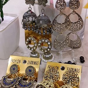 Silver Earrings For Womens