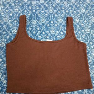 Cute brown CROP Top