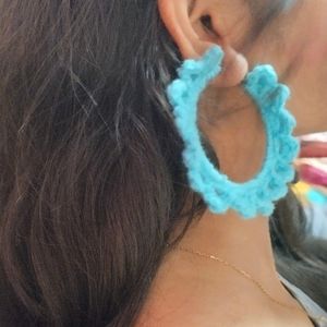 Crochet Round Earing