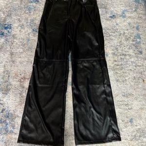 Zara Leather Trousers