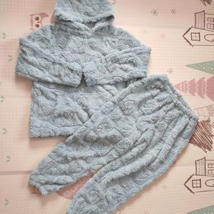 Warm Mint Fleece Set/ Coord Set