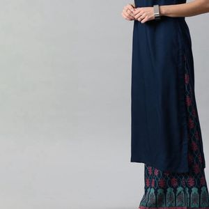 Sleeveless Kurta With Palazzo For Beautiful Wear