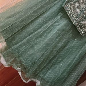 Sea/ Mint Green Lehenga Choli