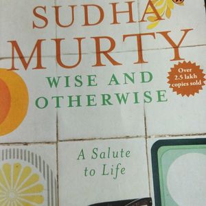 Sudha Murthy Book, Wise And Otherwise