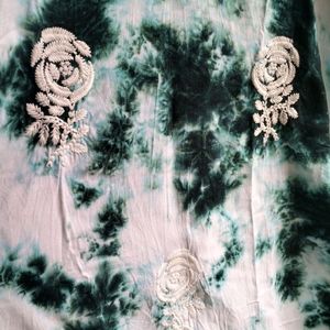 Chikankari Tie And Dye