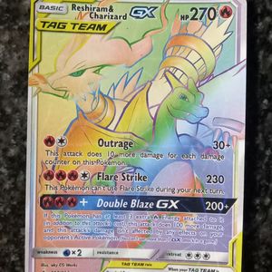 Pokemon Card (Reshiram&charizard Gx)