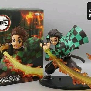 Tanjiro Kamado Fire Sword Action Figure 18cm