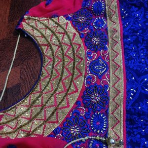 Beautiful Heavy Blue Coloured Kurta Trouser