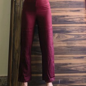 Maroon Pants