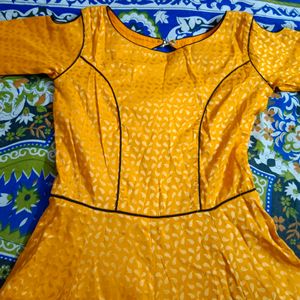 Yellow Desinger Frock