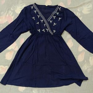 Cotton Blue Dress