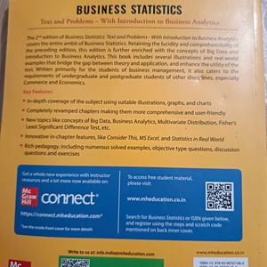 Business Statistics Book