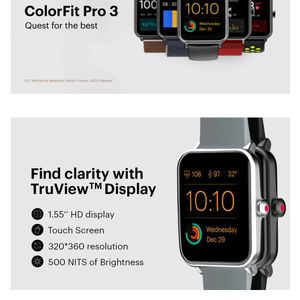 Noise Colorfit Pro 3 Smartwatch With Box