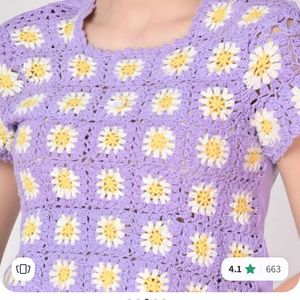 Trendy Crochet Crop Top