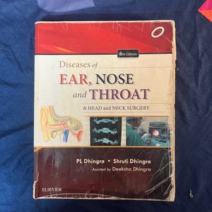 [Price Drop]ENT Textbook By Dhingra