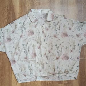 CROP SHIRT WITH CUTE PRINT