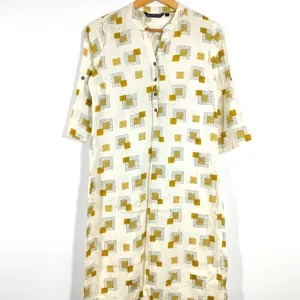 Off White With Printed Kurtas (Women's)