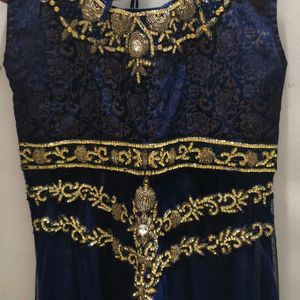 BLUE ANARKALI SUIT