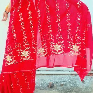 Beautiful Red Saree