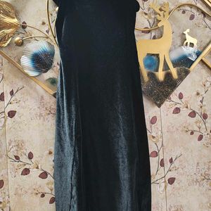 Black Velvet Dress