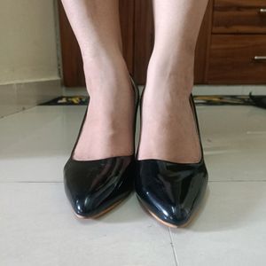 Black High Pencil Heels For Women. Size 39 Uk 6