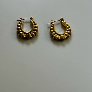 Eva Hoops Anti-tarnish Golden