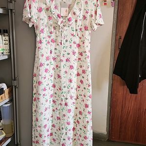 Primark Summery Floral Slit Dress