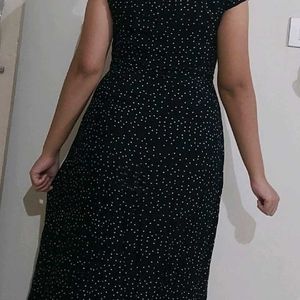 Polka Dot Wrap Dress