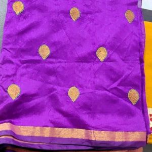 Purple Saree