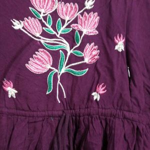 Purple Feeding Kurta XL Size