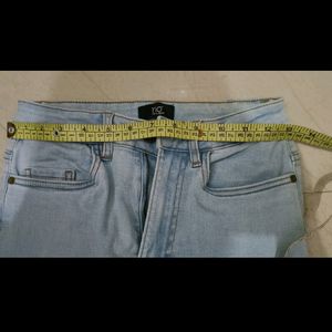 Women  High Waist Blue Jeans