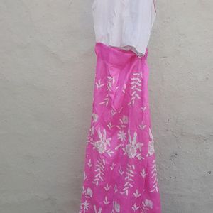 White Pink  Lehnga Choli