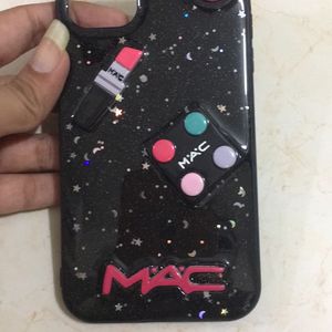 IPhone 11 Makeup Embossing Black Phone Case